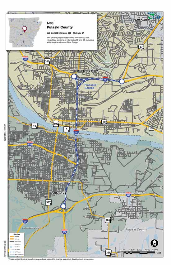 I-30: Pulaski County - Connecting Arkansas Program